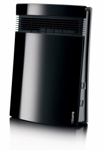 Aeroterma electrica pentru baie Supra Lito Negru